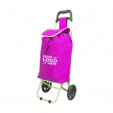 Foldable Shopping Cart Lightweight Push Trolley 